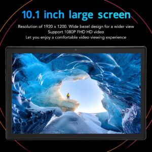 Tablet 10 Inch for Android 12.0, 4G LTE Tablets, 6GB RAM 128GB ROM, 512GB Expand, Octa Core, 8MP+16MP, Dual SIM, FHD 1920x1200, BT5.0, 7000mAh Fast Charge, 5G WiFi (Iron Gray)