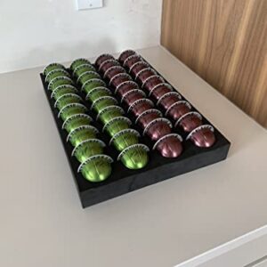 Coffee Pod Storage Tray, Organizer Compatible with Nespresso Vertuoline For Drawer or Countertop 40 Vertuo Capsule Capacity