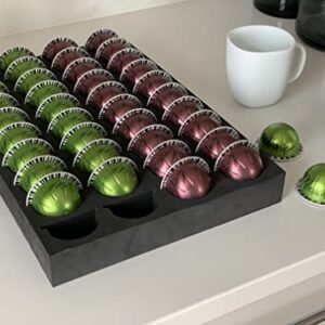 Coffee Pod Storage Tray, Organizer Compatible with Nespresso Vertuoline For Drawer or Countertop 40 Vertuo Capsule Capacity