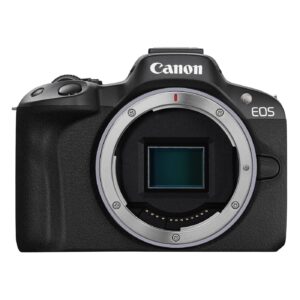 Canon EOS R50 Mirrorless Vlogging Camera (Body Only/Black) (Renewed)