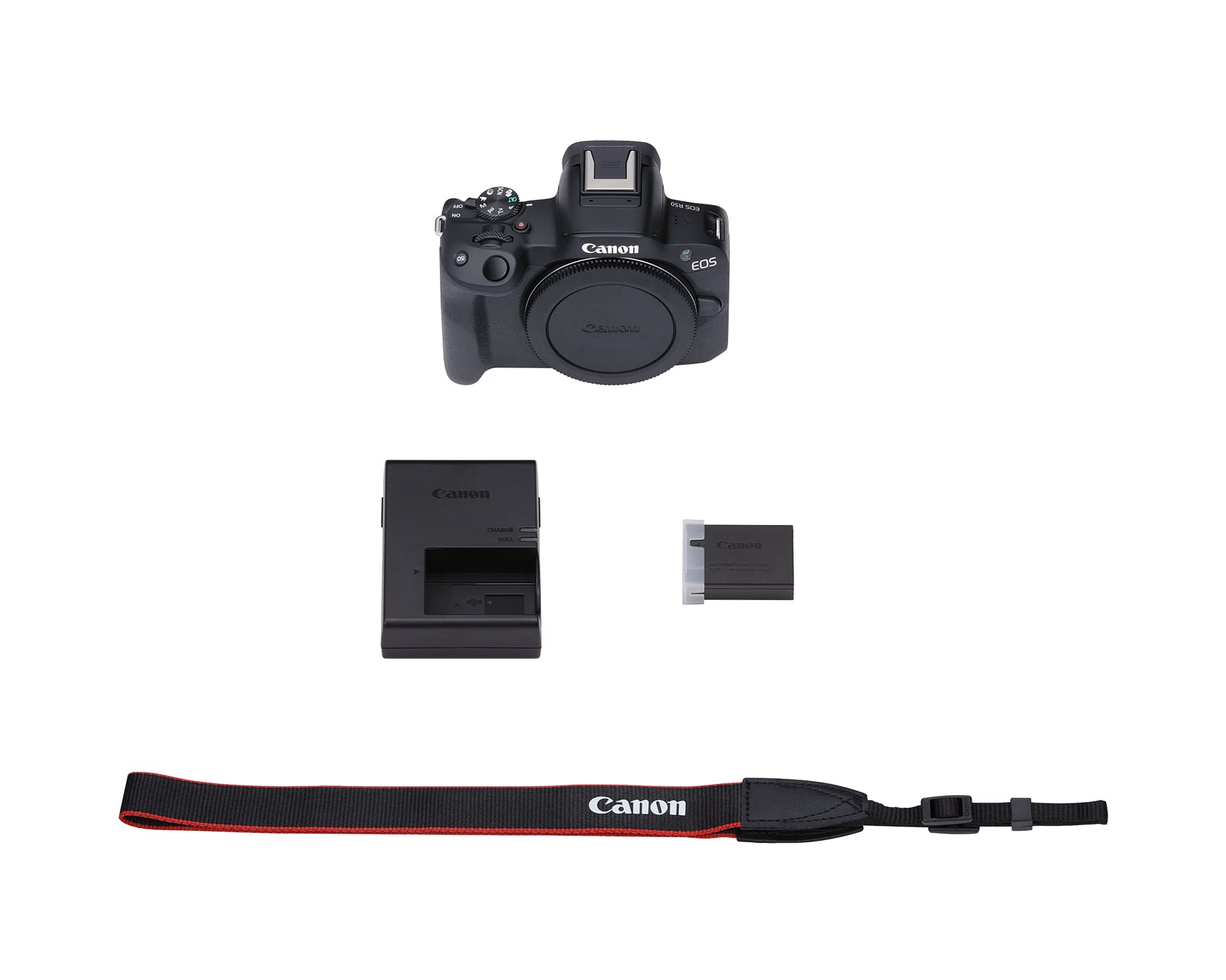 Canon EOS R50 Mirrorless Vlogging Camera (Body Only/Black) (Renewed)