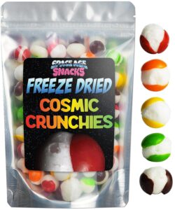 premium freeze dried candy - 4 ounce cosmic crunchies freeze dried candy - space age snacks freeze dry candy freetles dry freeze candy for all ages