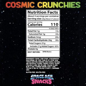 Premium Freeze Dried Candy - 4 Ounce Cosmic Crunchies Freeze Dried Candy - Space Age Snacks Freeze Dry Candy Freetles Dry Freeze Candy for All Ages