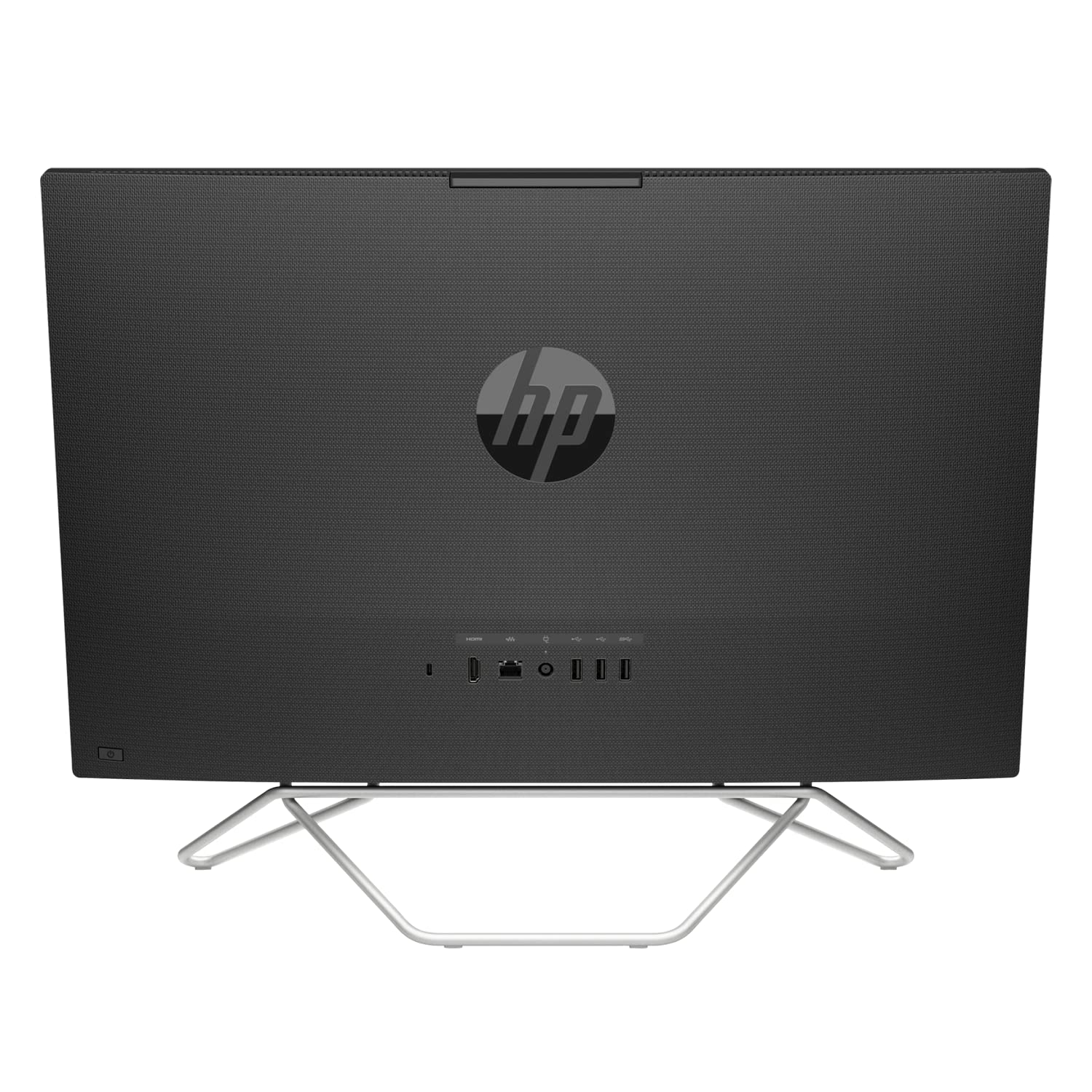 HP All-in-One Desktop, 23.8" FHD Screen, AMD Ryzen 5 5500U Processor, 64GB RAM, 2TB PCIe SSD, Webcam, HDMI, RJ45, Wi-Fi, Wired Keyboard & Mouse, Windows 11 Home, Black