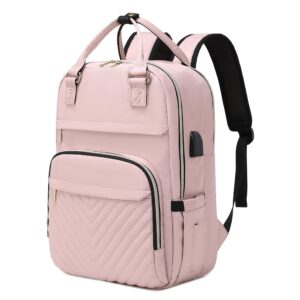 zjimlin laptop backpack for women 17 inch nurse backpack computer backpack waterproof anti-theft travel backpack for women