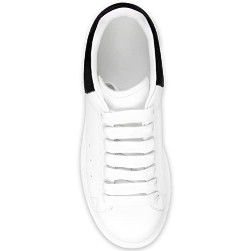 Endoto Shoelaces Replacement Flat Laces for Alexander McQueen Oversized Sneaker Shoes(Color:White,Size:50Inch)