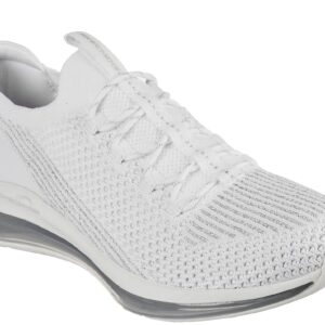 Skechers Womens Skech Air Daring Damsel Athletic Shoes 5 White/Silver