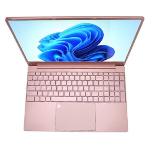 15.6 inch laptop for windows 10, hd 1920x1080 ips screen, for intel celeron n5095 processor, fingerprint, backlight numeric keypad, 4 cores and 4 threads, light and ultra thin