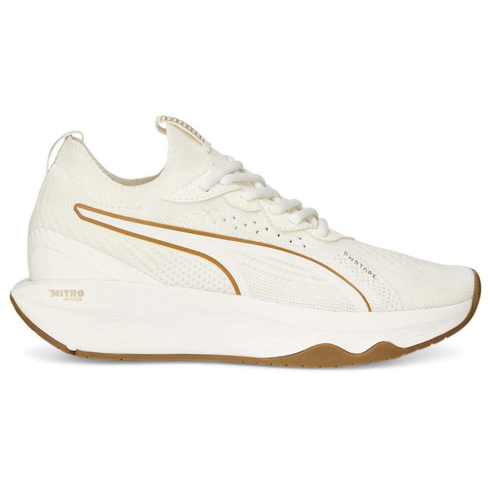 PUMA Womens Pwr Xx Nitro Luxe Training Sneakers Shoes - White - Size 8.5 M