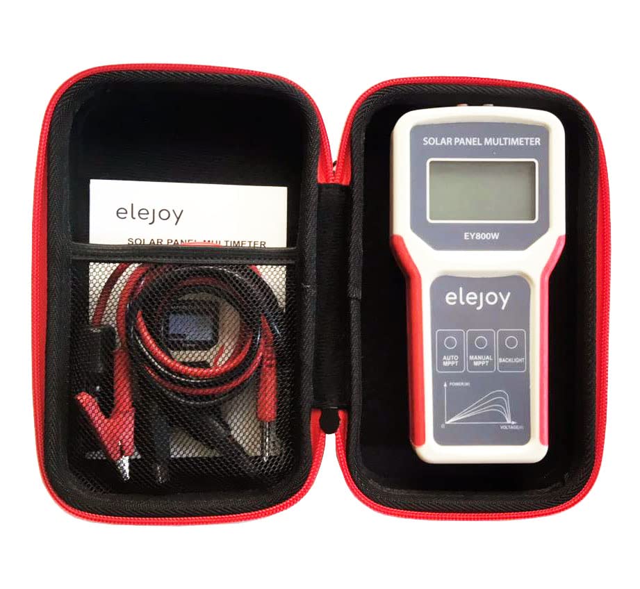 ELEJOY Solar Panel Multimeter Digital- Measure MPPT Power Output Rating, Open Circuit Voltage Smart Tester