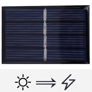 Efficient and Portable 2V 0.28W Mini Solar Panel Battery Charger - Ideal for Outdoor Charging of Small Appliances and Solar Systems