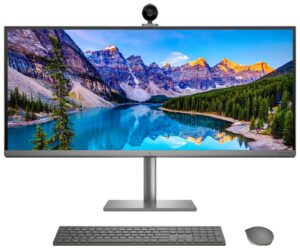 hp envy 34 desktop 4tb ssd 32gb ram win 11 pro (intel 12th gen processor with six cores and turbo to 4.40ghz, 32 gb ram, 4 tb ssd, 34" 5k wuhd (5120 x 2160), geforce rtx 3060) pc computer all-in-one