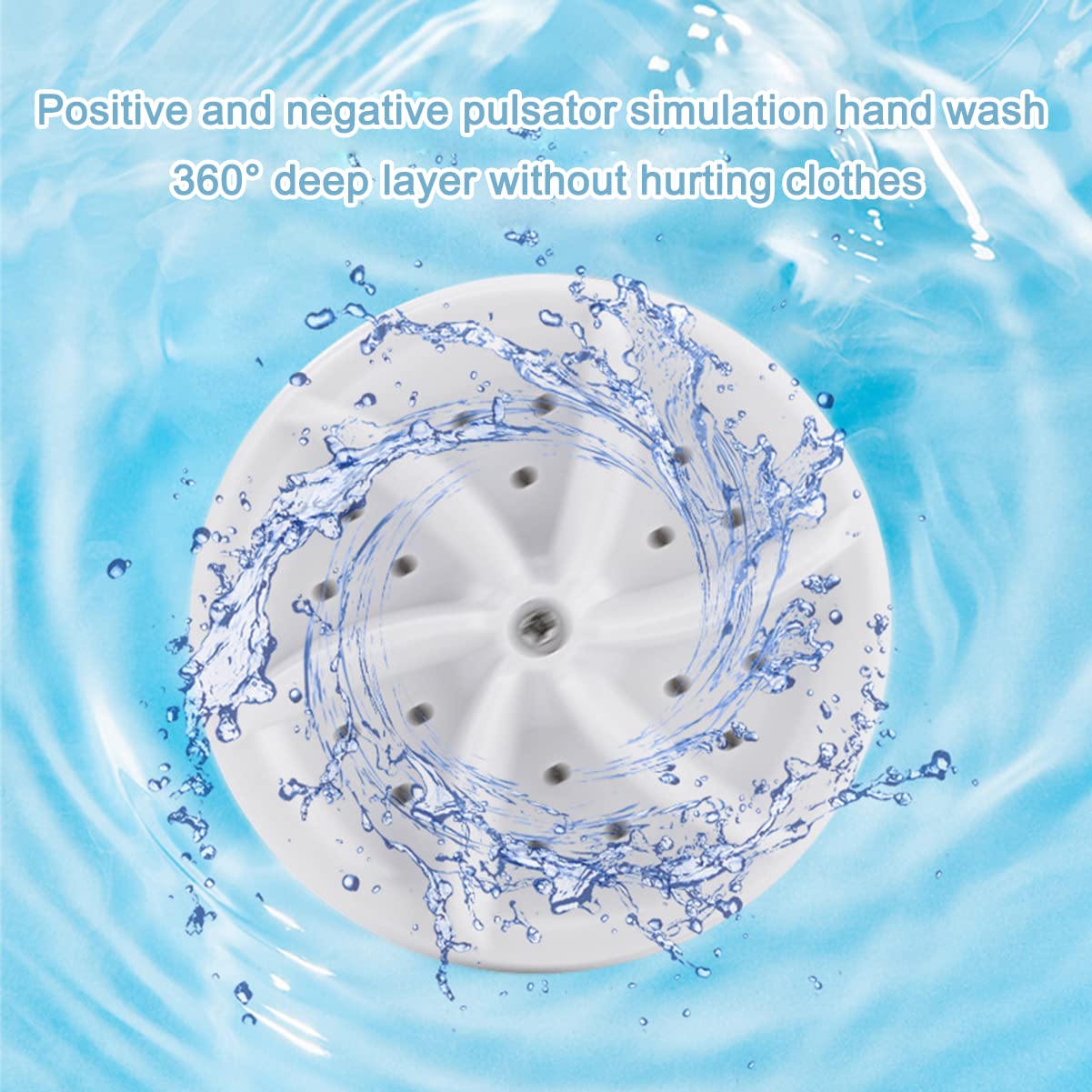 Mini Washing Machine Upgraded Ultrasonic Portable Washer with Suction Cup 3 in 1 Dishwashers Small Washer Machine for Home, Business, Travel, College Room, RV, Apartment