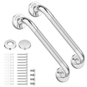 grab bars for bathtubs and showers, aolloa 2 pack 16inch sus304 stainless steel anti slip bath handle for elderly senior handicap pregnant women