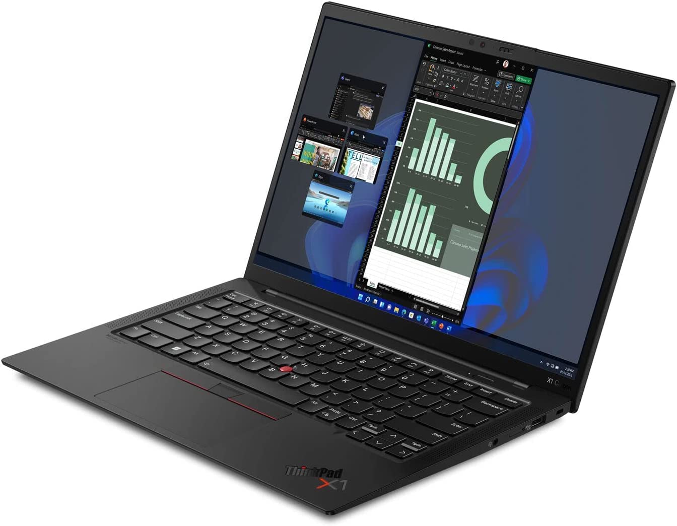 NewLenovo ThinkPad X1 Carbon Gen 10 Ultrabook Laptop, 14.0" FHD+ Touch Screen IPS Anti-Glare, 12th Gen Intel Core i7-1260P, 16GB RAM 512GB SSD, Backlit KYB, WiFi Thunderbolt4, Rapid Charge, Win11 Pro