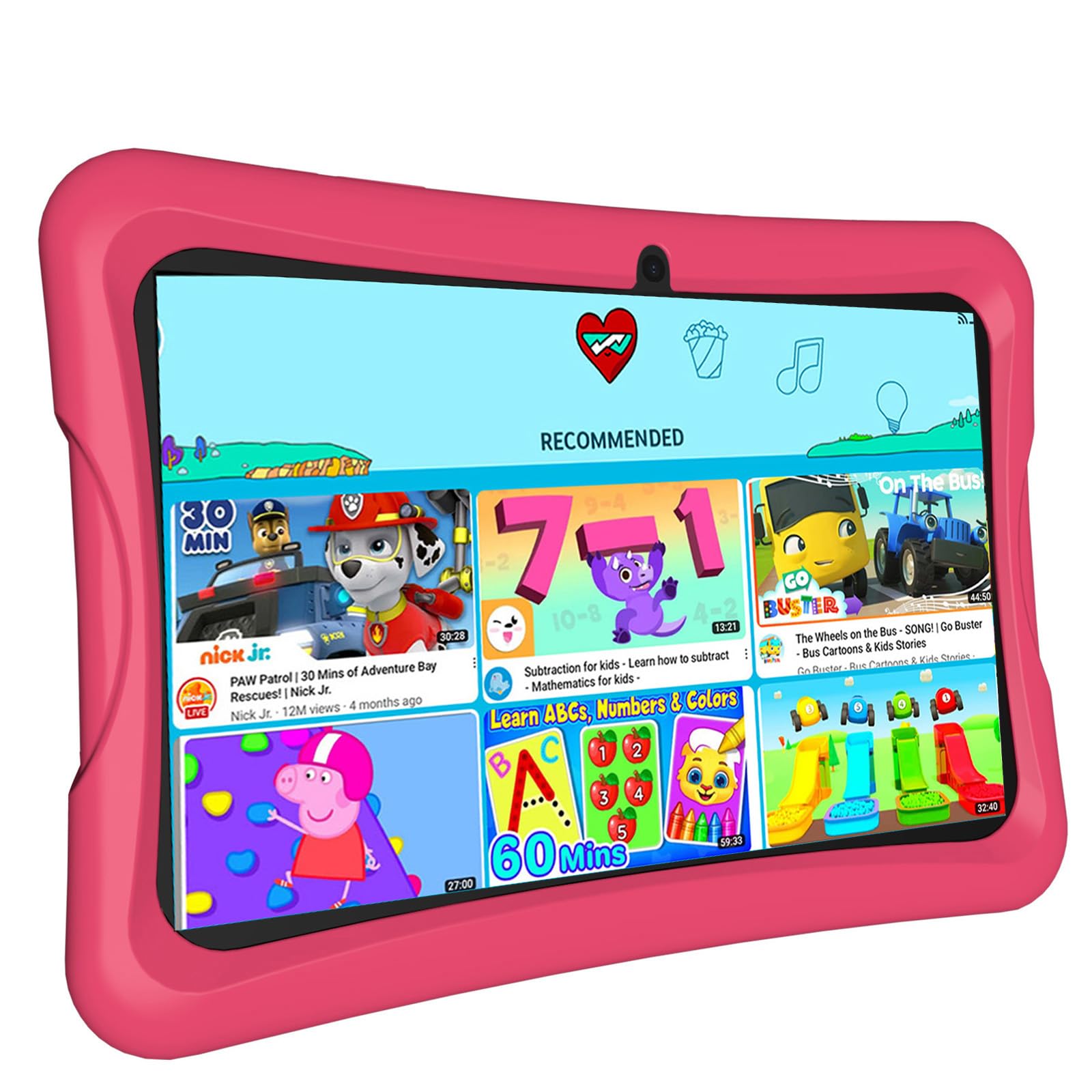 VNEIMQN Kids Tablet, 10.1" Tablet for Kids, Android 13, 4GB+64GB, Octa-core CPU,1280 * 800 HD Display,WiFi, 8000mAh, Parental Control,YouTube Cameras