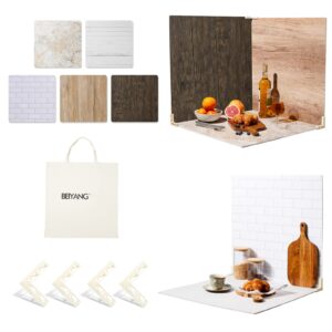 5 pcs 24x24 inch boards photo backdrop for flat lay, food photography background, beiyang