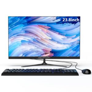 saintdise all-in-one desktop computer celeron n5095 2.9ghz all-in-one pc 23 inch 8gb ram 512gb ssd 1920 * 1080 ips display desktop computer with dual-band wifi & bluetooth,keyboard and mouse