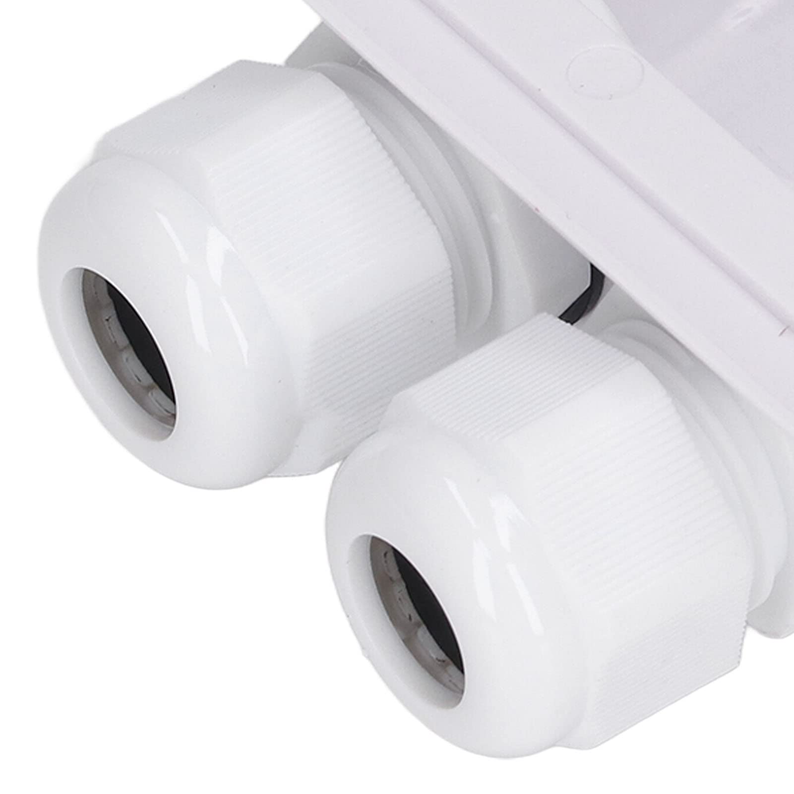 Solar Entry Housing, UV Resistance Cable Entry Gland Box Waterproof for Caravan (White)
