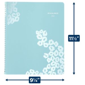 AT-A-GLANCE 2024 Weekly & Monthly Planner, 8-1/2" x 11", Large, Wild Washes (523-905-24)