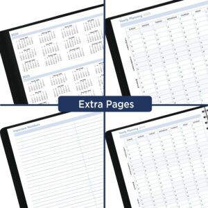 AT-A-GLANCE 2024 Weekly Appointment Book Planner, 8" x 11", Large, The Action Planner, Black (70EP010524)