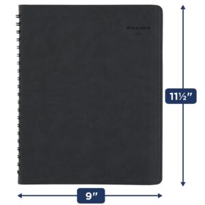 AT-A-GLANCE 2024 Weekly Appointment Book Planner, 8" x 11", Large, The Action Planner, Black (70EP010524)