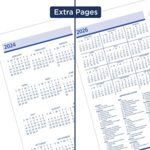 AT-A-GLANCE 2024 Daily Desk Calendar Refill, 3-1/2" x 6", Standard, Loose-Leaf, QuickNotes (E5175024)