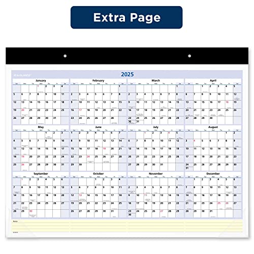 AT-A-GLANCE 2024 Desk Calendar, Monthly Desk Pad, 22" x 17", Standard, QuickNotes (SK7000024)