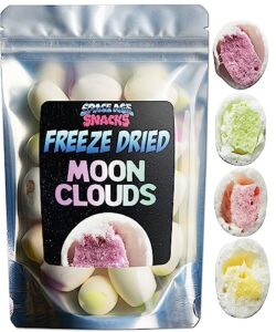 premium freeze dried candy - moon clouds freeze dried candy shipped in box for extra protection - space age snacks freeze dry candy freetles for all ages (4 ounce)