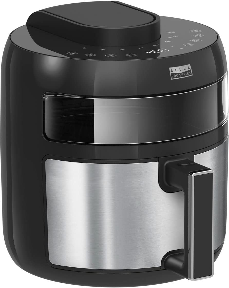 Bella Pro Series 5.3-qt. Digital Air Fryer with Viewing Window Stainless Steel