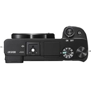 Sony a6100 Mirrorless Camera w/E PZ 16-50mm f/3.5-5.6 OSS Lens + 2X 64GB Memory + Case + Filters + Tripod & More (35pc Bundle)