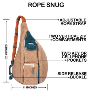 KAVU Original Rope Snug Sling Pack with Adjustable Strap - Evening Dew