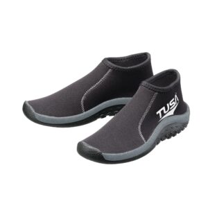 tusa hard sole hs 3mm dive slipper, black, size 13