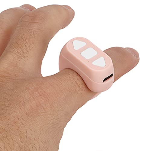 Remote App Page Turner, Ergonomic ABS Phone Remote Control for Watching TV (Pink)