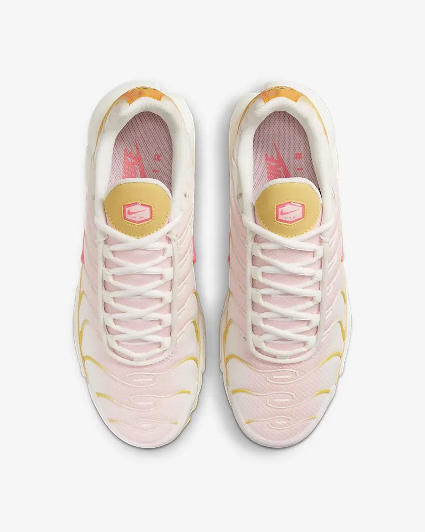 Women's Air Max Plus - Size 7 US - Sail/Hyper Pink-Solar Flare