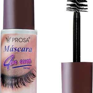 Prosa 4 en 1 Cafe Mascara Formula Contra el Agua con efecto Alargador de Pestanas Brown Colored Lengthening Waterproof Mascara