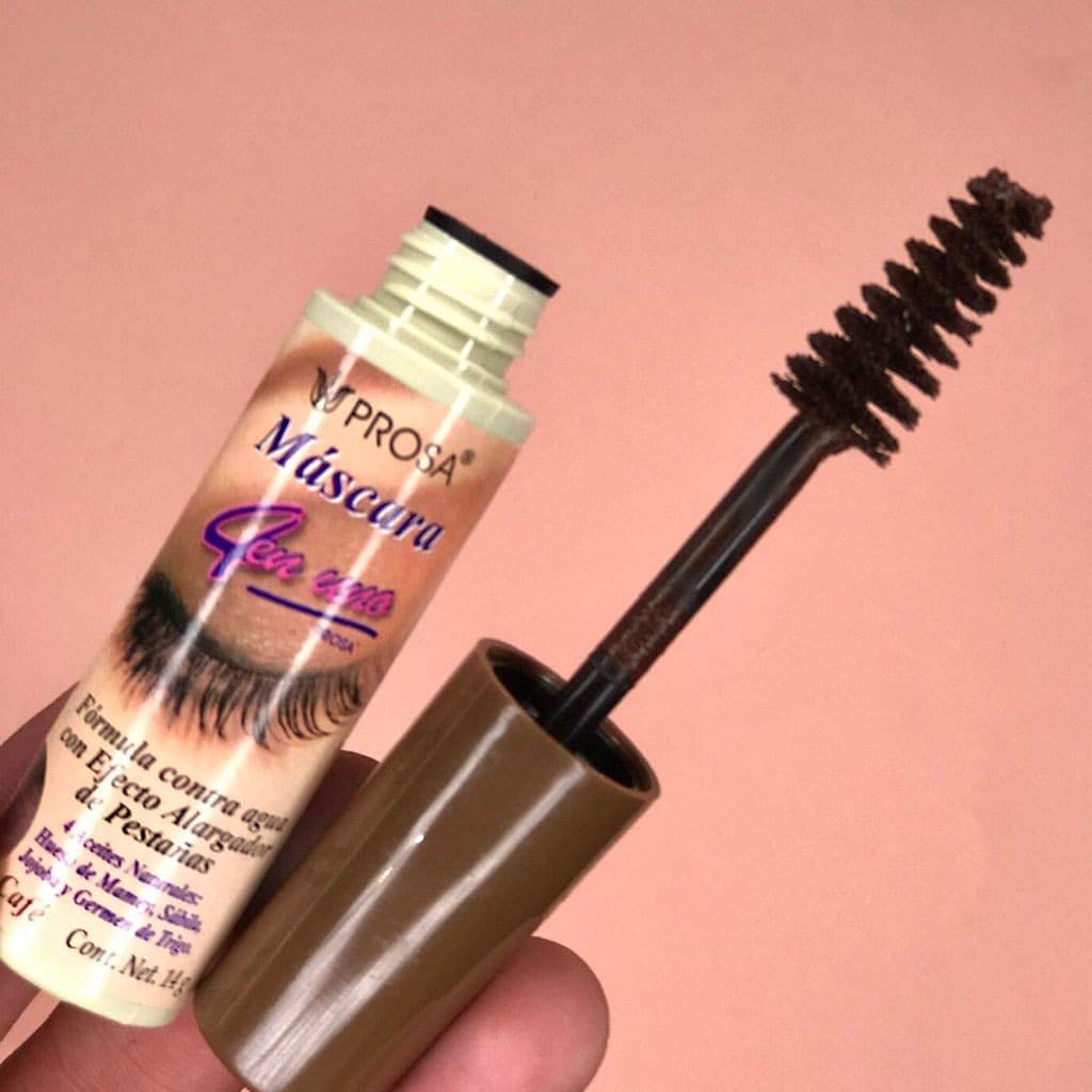 Prosa 4 en 1 Cafe Mascara Formula Contra el Agua con efecto Alargador de Pestanas Brown Colored Lengthening Waterproof Mascara