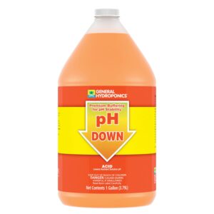 General Hydroponics pH Down Liquid Premium Buffering, 1-Gal, Orange & CALiMAGic 1-0-0, Concentrated Blend Spray, Secondary Nutrient Deficiencies Helps Prevent Blossom End Rot & Tip Burn, 1-Quart