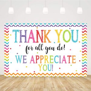 5x3ft thank you for all you do backdrop congratulations graduates background be thankful to the teacher doctor staff in class of 2023 prom photography for senior year party decoration banner