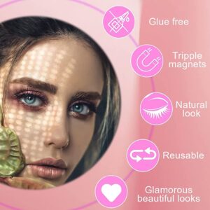 Self-adhesive Eyelashes, 2024 New Self Adhesive Eyelashes, 2 Pairs Self-adhesive Eyelashes, Reusable Self Adhesive Eyelashes (2 Pairs Natural)