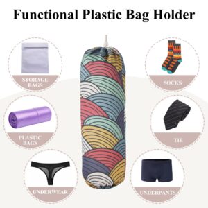 TOGETRUE Plastic Bag Holder, Wall Mount Plastic Bag Organizer Dispenser, Heavy Duty Grocery Bag Storage Holder for Home Kitchen Camper