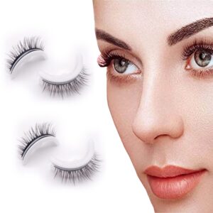self-adhesive eyelashes, (2pairs) reusable self-adhesive eyelashes (2pairs natural)