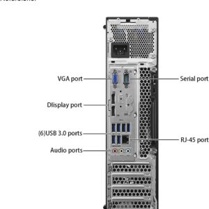 Lenovo ThinkCentre M900 SFF Desktop Computer, Intel Quad Core i5-6500T, 16GB DDR4 RAM, 1TB SSD, 4K 2-Monitor Support DisplayPort, Bluetooth, AC Wi-Fi, VGA, HDMI, Windows 10 Pro(Renewed)