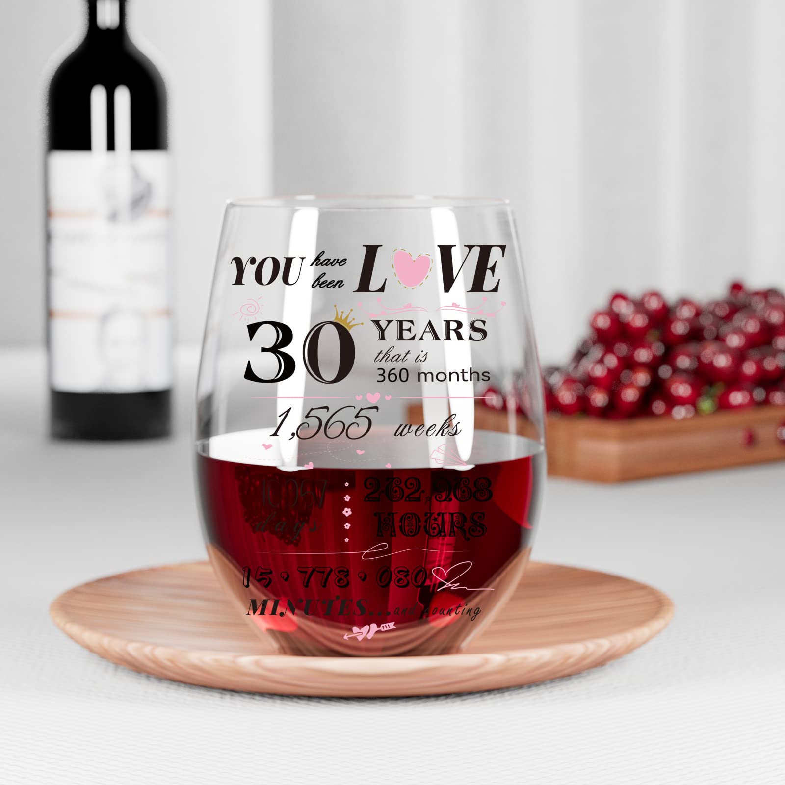 Lupow 40th Birthday Gifts for Women, Birthday Glasses Drinking Gifts Wine Glass Gift for Women, Funny Birthday Idea for 40 Year Old Women, Wife, Mom, Friend-18 oz