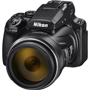 Nikon COOLPIX P1000 Digital Camera (26522) Professional Bundle with Bag, Extra Battery, LED Light, Mic, Filters, Tripod, Monitor and More - (International Model) (Renewed)