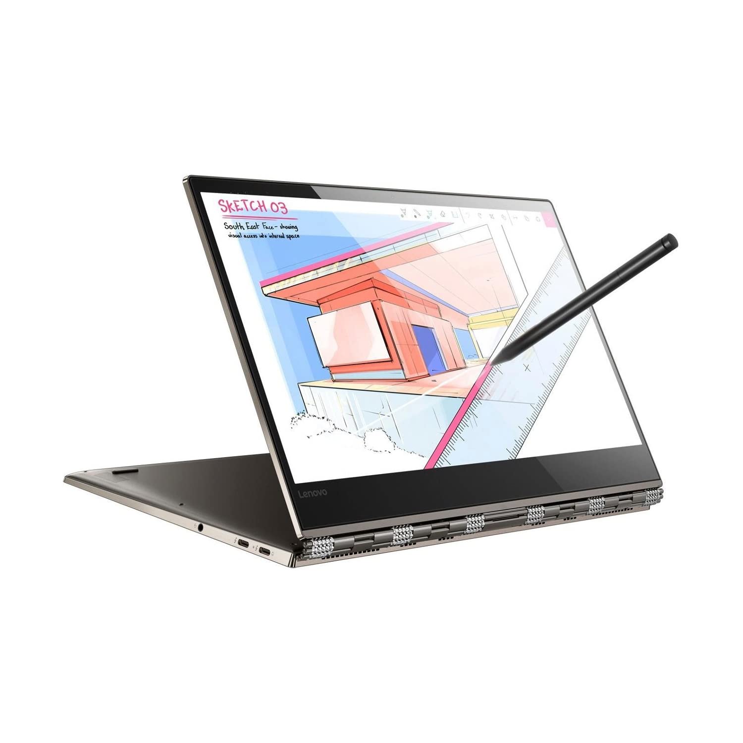 Lenovo Yoga 2-in-1 Laptop, 13.9" FHD Touchscreen Display, Intel i7-8550U, 8GB RAM, 256GB SSD, Backlit Keyboard, Fingerprint, Type-C, Win10