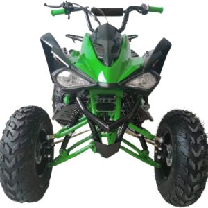 HHH 200cc Sports ATV with LED Headlights Automatic Transmission with Reverse, Big 23"/22" Tires! | Green