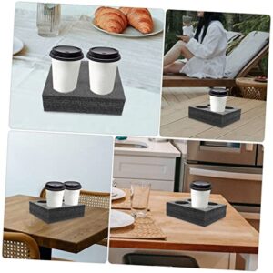 CIYODO 4pcs 4 Hole Cup Holder Car Gadgets Accesorios Auto Car Accessory Coffee Mug Hanger Coffee Cup Rack Outdoor Cup Tray Beverage Takeout Accessory Cup Fixing Holder Packing Trays Shelf