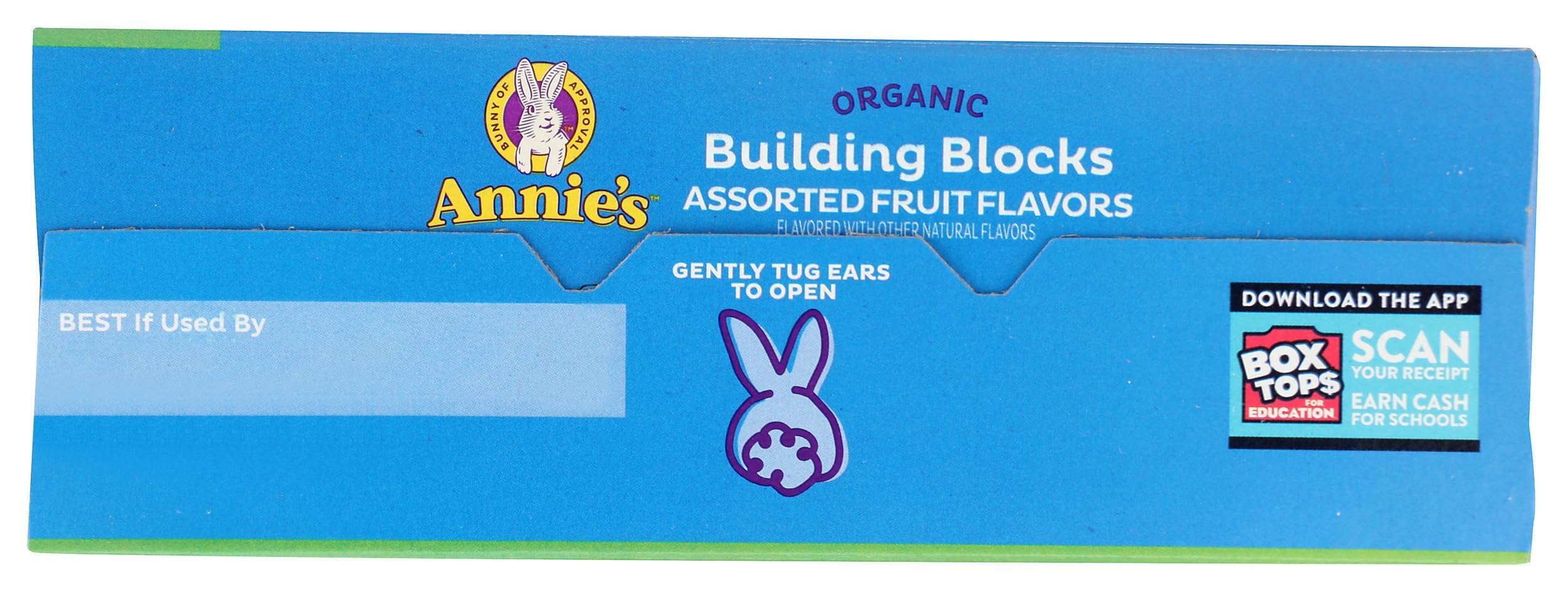 Annie's Organic Building Blocks Fruit Flavored Snacks, Assorted Fruit Flavors, Gluten Free, 22 Pouches, 15.4 oz.