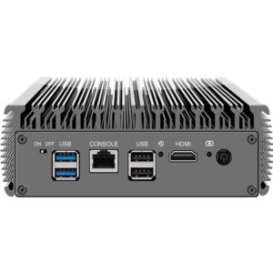 CWWK J6412 six Network Ports i226 2.5G Soft Routing Mini Host 12th Generation Low-Power fanlessIndustrial Personal Computer (No RAM No SSD)